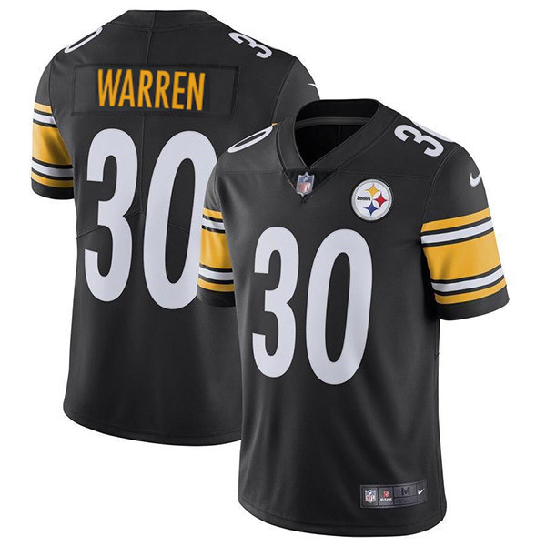 Men's Pittsburgh Steelers #30 Jaylen Warren Black Vapor Untouchable Limited Stitched Jersey Men's Pittsburgh Steelers #30 Jaylen Warren Black Vapor Untouchable Limited Stitched Jersey